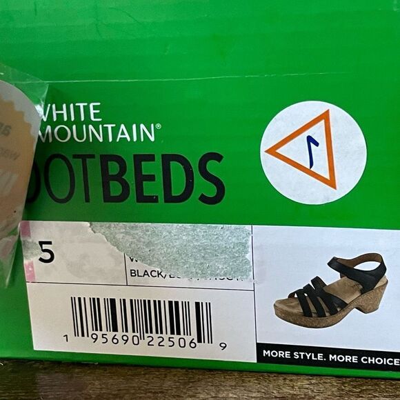 WHITE MOUNTAIN Conquer Women's Platform Sandal,  Adjustable strap, Size 5 - Picture 10 of 10